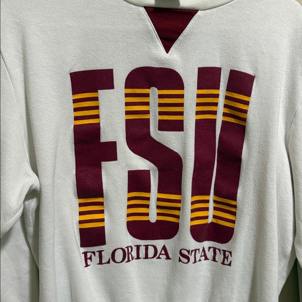 FSU Vintage Gear For Sports Apparel Sweater Size Large - Picture 4 of 6